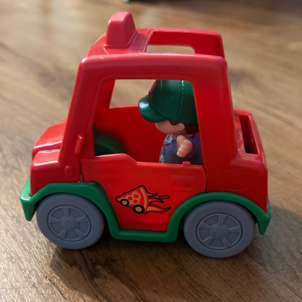 Little People Pizza Delivery Truck with Driver